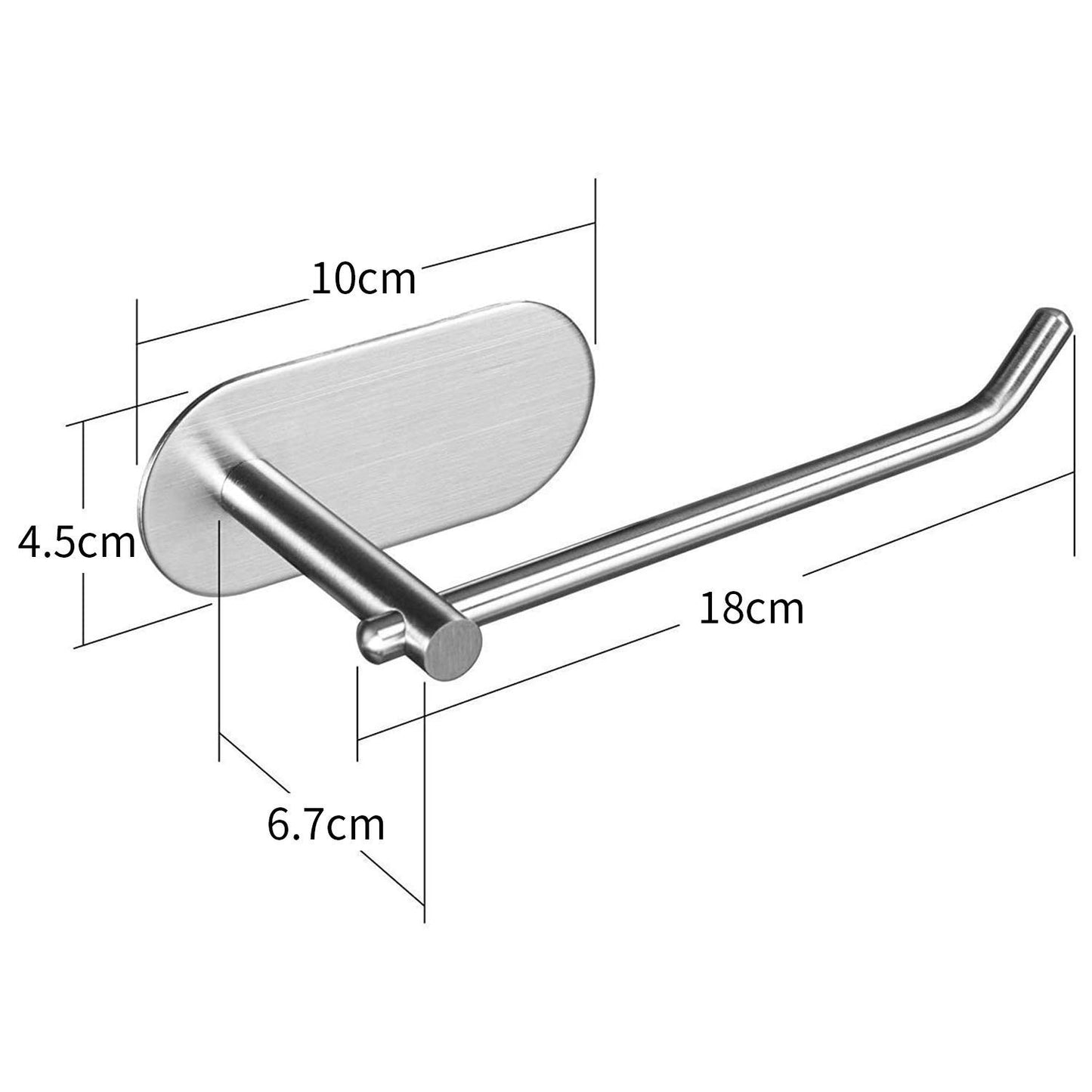 Towel Ring Self Adhesive - Hand Towel Holder for Bathroom Kitchen Hand Towel Bar Stick on Wall, SUS 304 Stainless Steel Brushed