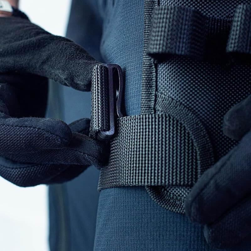 Holster Z 2.0 Tool Pouch, Multi-Tool Electrician Tools Pouch with Leg Tool Belt, Tactical Work Bag for Electrician, Repairman, HVAC Techs, Black with Belt Clip (2Bags and 1 Belt)