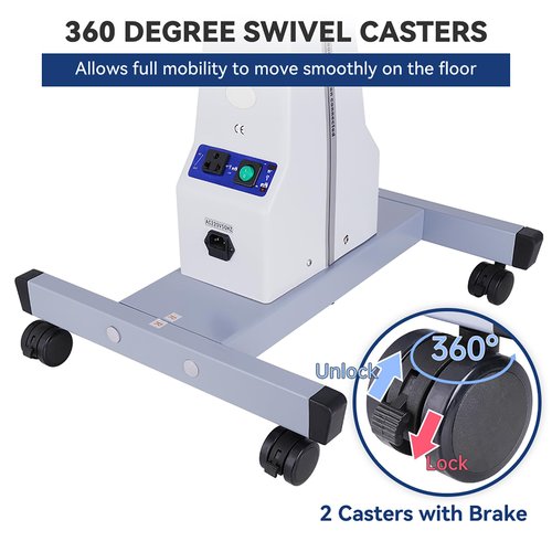 AISITESY Optometrist Motorized Table- Ophthalmic Electric Table Optical Eyeglass Instrument Table with Drawer Working Professional Medical Cart Dental Cart Size 15.7" Wide,22.8" Long