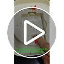 TIKROUND 12888 Snap-In No Thread Quartz Clock Movement Replacement D Hands - Total 46mm