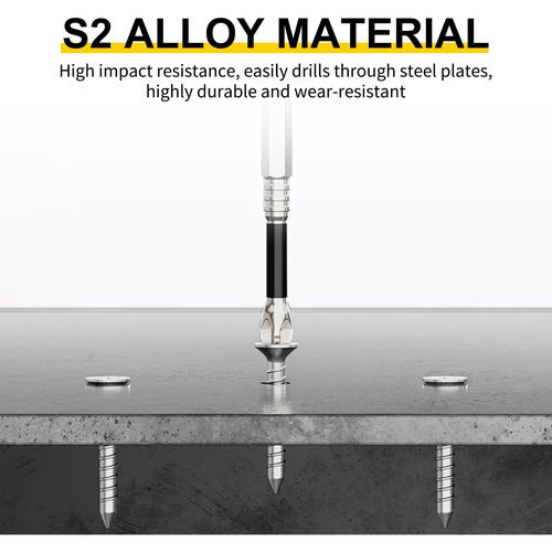 High Magnetic Screwdriver Drill Bit Set - 18Pcs Strong Magnetic Screwdriver Drill Bit Set - Anti-Slip Electric Screwdrivers Set - 25 50 65 70 75 90 100 120 150
