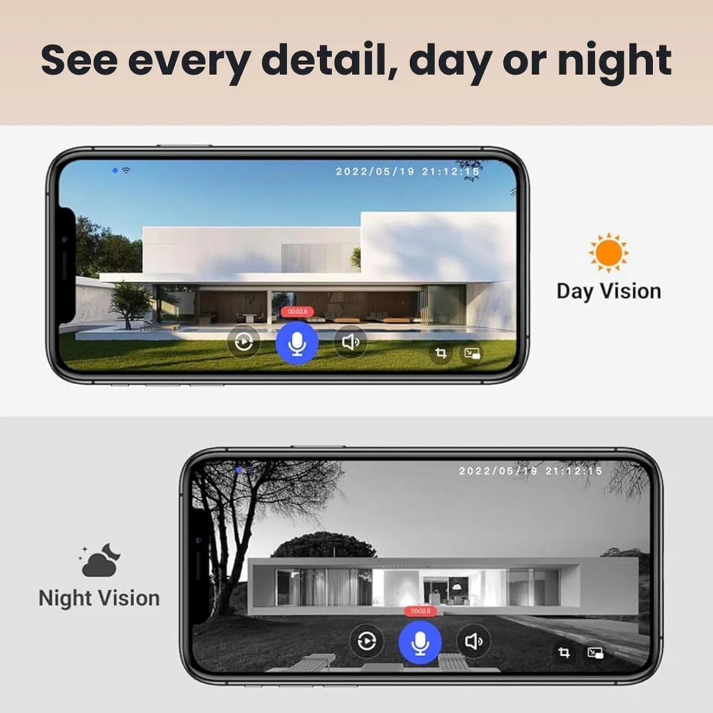 Safe Doorbell, Safe Doorbell Camera Wireless, Safedoorbell, Smarter Way to Protect Your Home, Wireless Wi-Fi Video Doorbell, 1080p SmartWireless Video Doorbell Camera Chime(M50 Black)