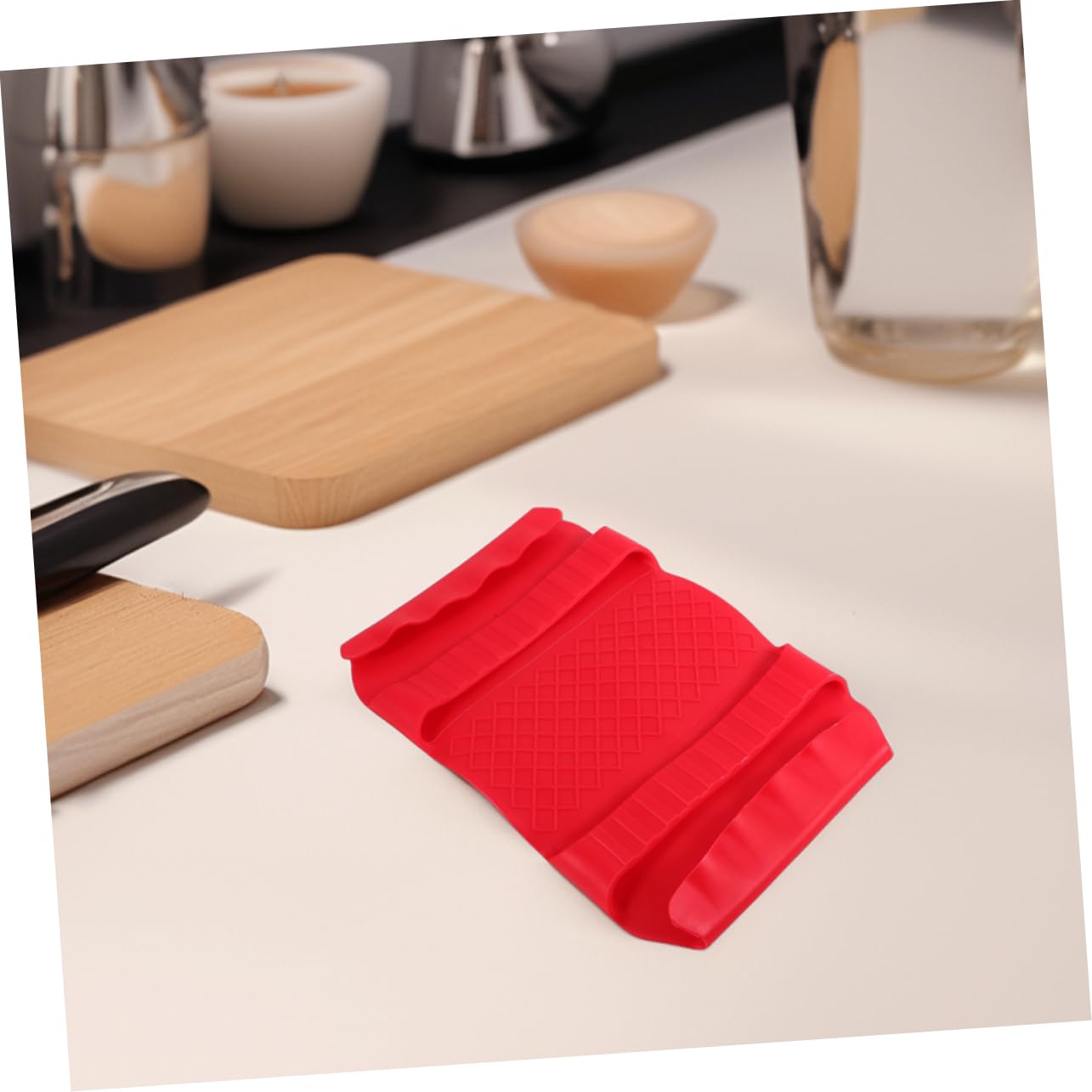 OUNONA 2-in-1 Bread Slicer Oven Mitts Kit Heat Resistant Gloves Cutting Protectors for Easy Baking Safety