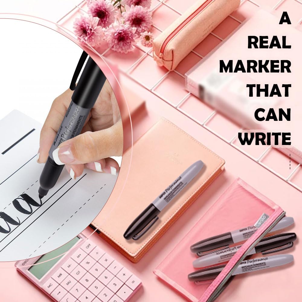 BarGifts Fake Pen Diversion Safe Keep Your Valuables Secretly, Hidden Safe Storage as A Marker Pen to Hide Small Items- 1pc
