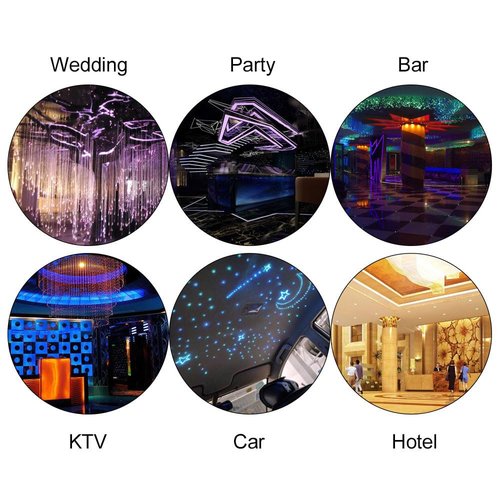 Twinkle Starlight Headliner Light,32W 1000pcs 13.1ft LED Star Ceiling Fiber Optic Light Kit APP/Remote Control for Car/Home/Party