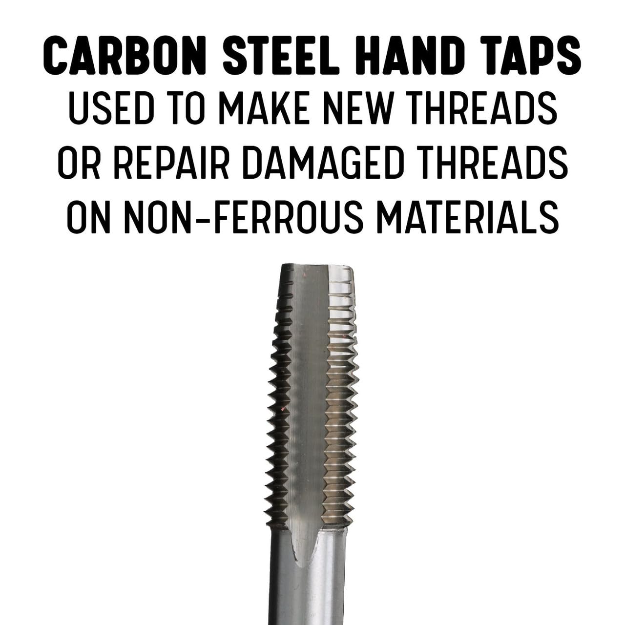 Drill America 3/4"-16 Carbon Steel Bottoming Tap (Pack of 1), DWT Series