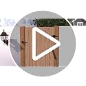 Skysen 14-Inch Self-Closing Fence Gate Spring Adjustable for Wooden/Vinyl Fences - Carbon Steel, Black (Listing 1)
