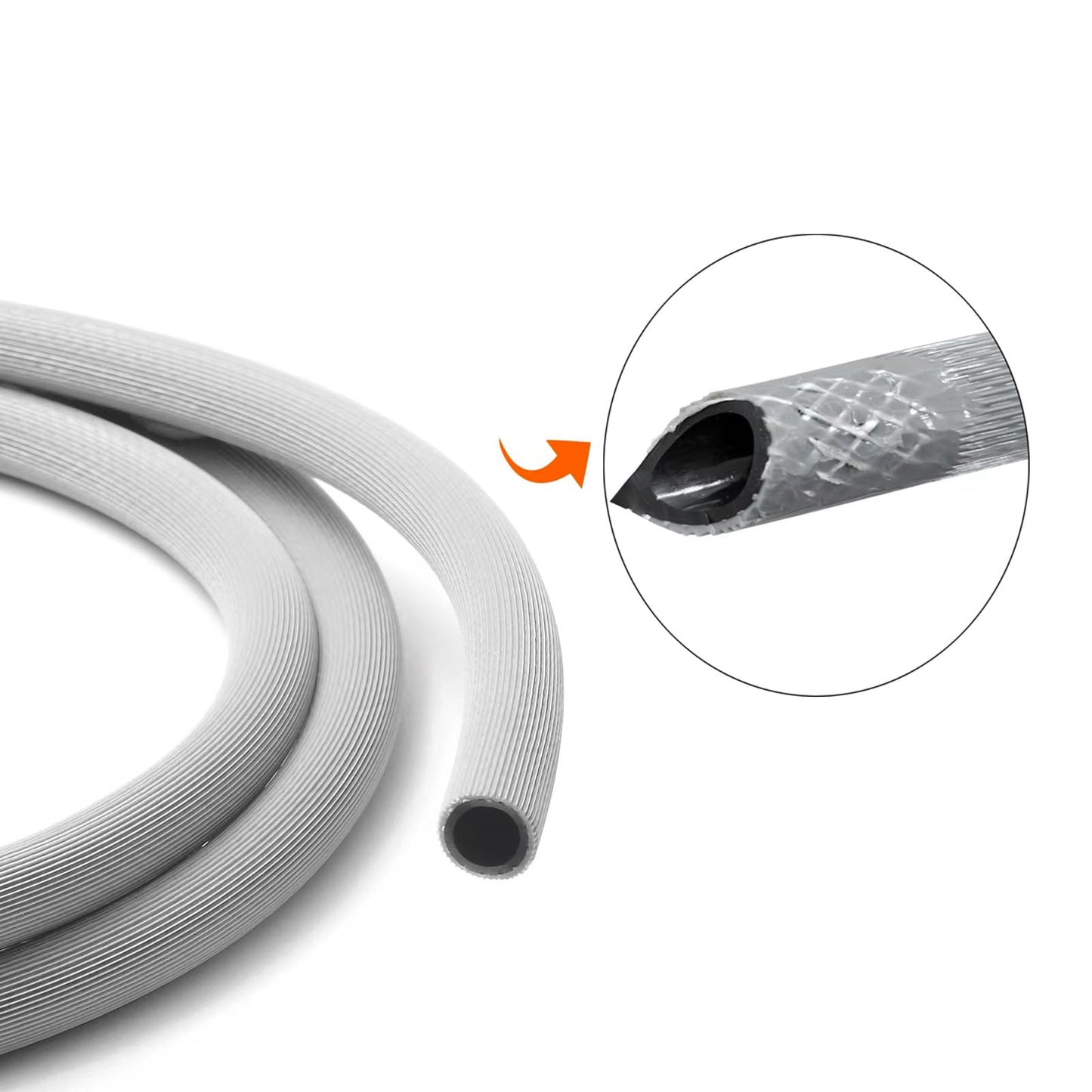Dehumidifier Hose for Drainage 3/4" FHT, with Premium Brass Connectors (10 Length Options)