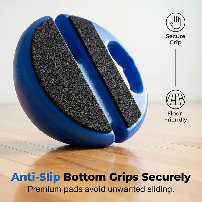 HISKI Tennis Ball Training Baseboard, Tennis Trainer Equipment Set, Tennis Trainer Ball with String, Tennis Trainer Rebound Ball, Multifunction Tennis Practice Rebounder for Backyard (Blue-1PC)