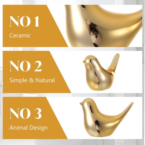2Pcs Ceramic Toilet Bolt Covers, Gold Bird Replacement Toilet Screw Cover Caps, Toilets Bolt Caps Decorative, Bathroom Decorative Toilets Floor Screw Cover Cap