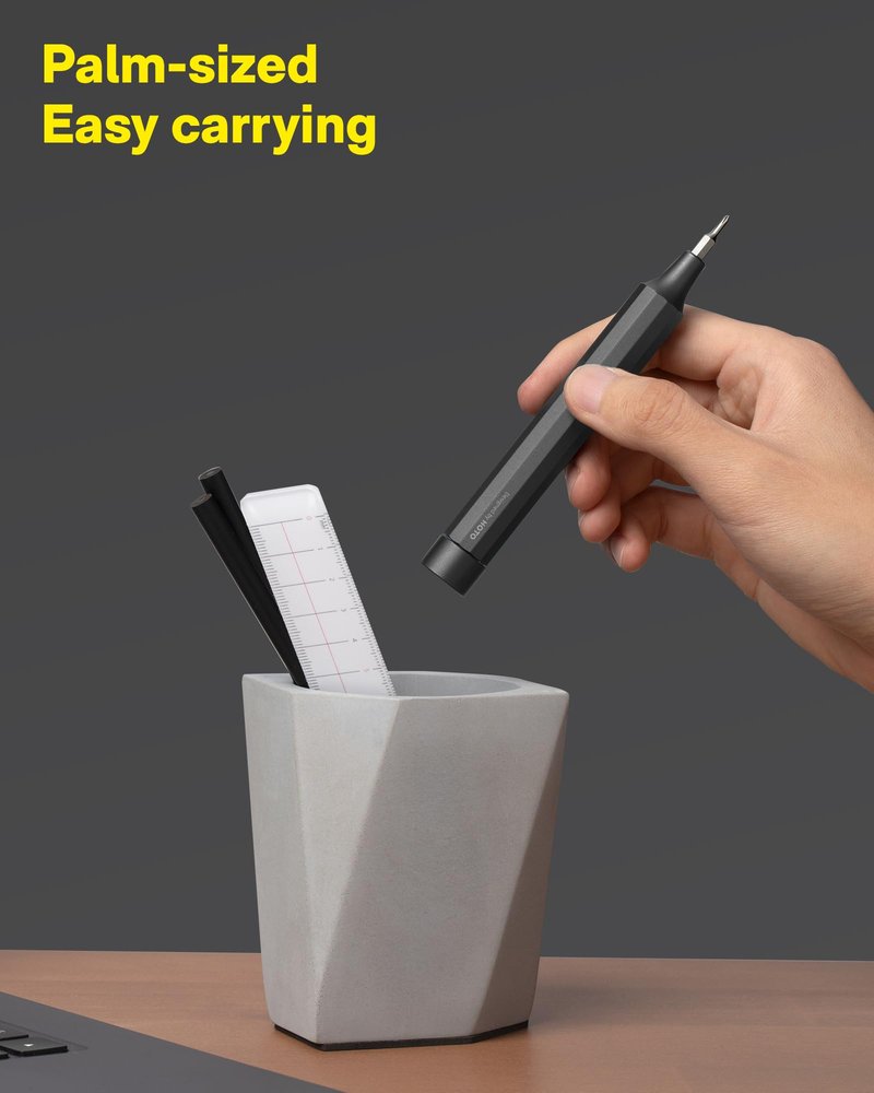 HOTO 24 in 1 Mini Screwdriver Set, Magnetic Torx Bit Set, Eyeglass Repair Kit, EDC Pen Screwdriver for Electronics, Watches, Phones, Laptops, Cameras, Gadgets for Men, Slate Grey