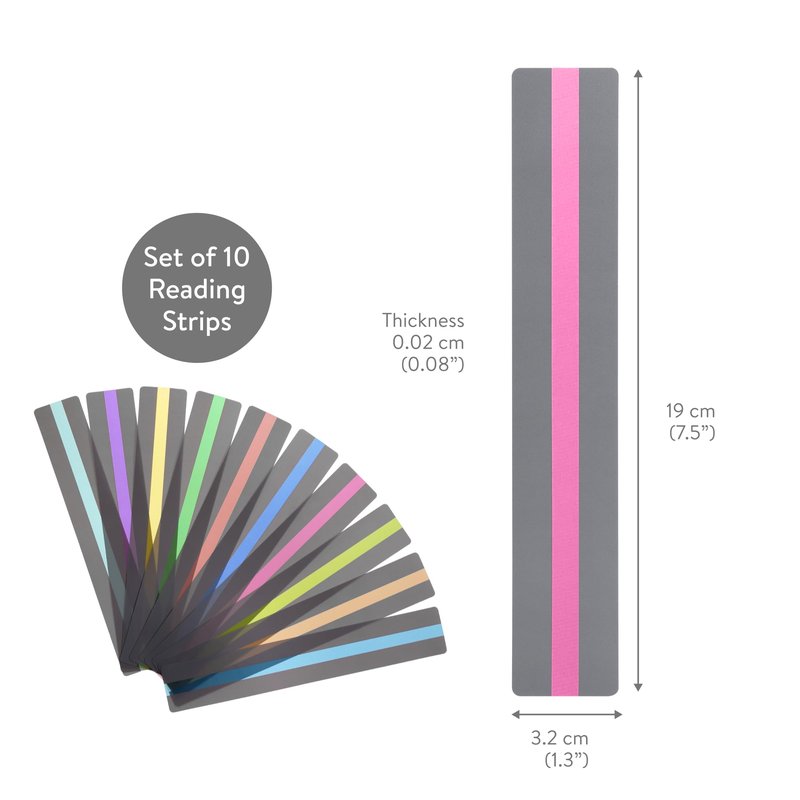 10 x A4 Colour Overlays to Aid/Support/Help Reading. Excellent Reading Tools for Dyslexia, Irlen's Syndrome, ADHD and to Reduce Visual Stress