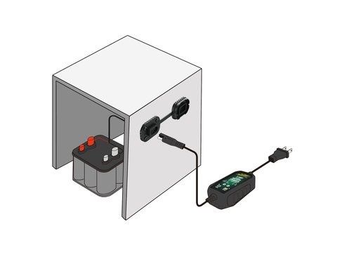 Battery Tender Quick Disconnect Cable Mount - 081-0190-BT