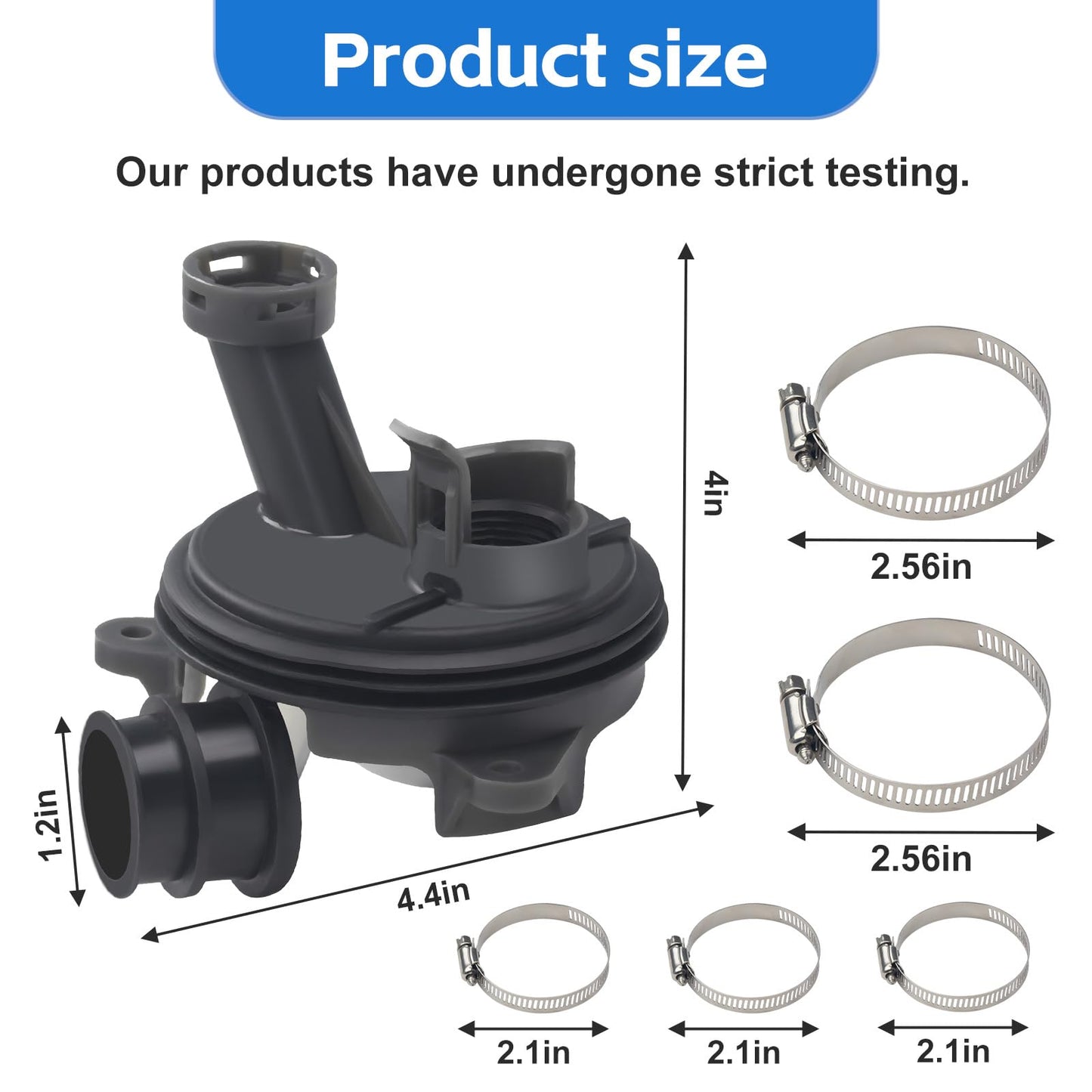 Upgraded WD19X25278 Dishwasher Diverter Valve Kit for GE, Whirlpool, Kenmore, Maytag, Amana Dishwasher Replacement Parts Replaces WD00X25260, WD18X21678, WD19X25259