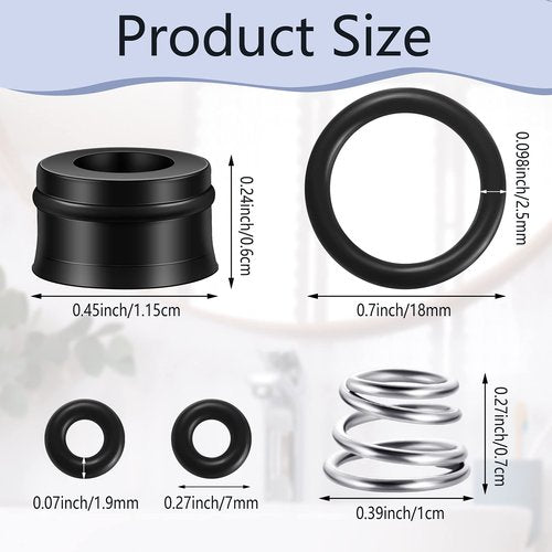 Hotop 40 Pieces RP4993 Replacement Seats Springs and O Rings Faucet Stem Repair Kit Compatible with RP4993 Faucet Stem Replacement