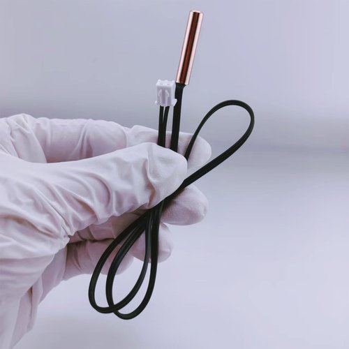 4 Pcs 10K NTC Thermistor Probe 15.7Inch, Air Conditioner Temperature Temp Sensor, Copper Sensitive Temperature Temp Sensor for Air Conditioner.