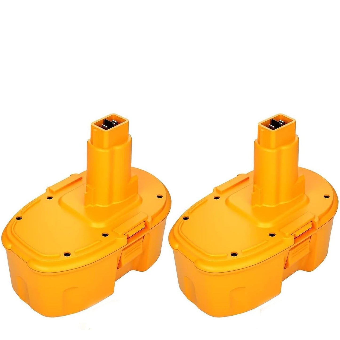 2 Pack 10000mAh Replacement for Dewalt 20V MAX Battery Lithium and DCB102 Charger Combo Compatible with Dewalt 20V Battery Lithium DCB207 DCB206 DCB204 DCB200 DCB201 DCB203 Series Power Tool(Yellow)