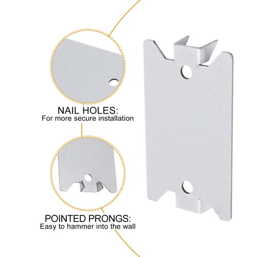 BENLIUDH 20pcs Nail Plates Electrical Cable Protector for Wood Studs, 2.5 X 1.5 Inch Nail Plate for Protection Plumbing and Wiring