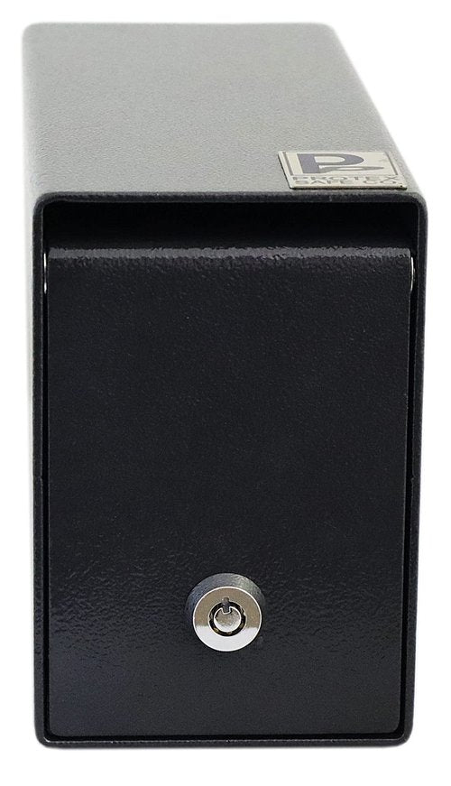 Protex Safe Protex Drop Box Safe (SDB-100)-Black, for Cash, Checks and envelopes, Saw-Toothed Baffle to Protect Slot, Powder Coated Finish, 4 Pre-drilled anchoring Holes