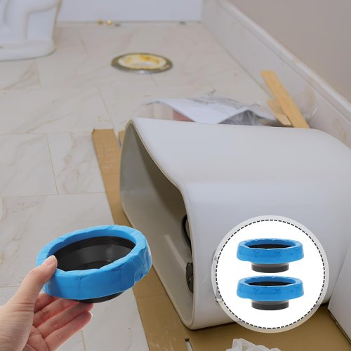 8 Pcs Flange Seal Toilet Wax Ring Wax Ring for Toilets Replacement Toilet Ring Seal Gasket for Toilet Bowl Wax Ring Toilet Kit Wax Ring for Waste Line Toilet Flange Toilet Gasket
