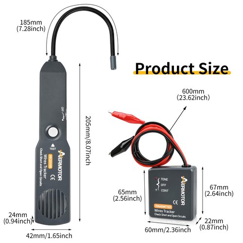 FORIOT Circuit Tracer, Automotive Circuit Tester DC 6-42V, Automotive Short Circuit Finder Wire Scanner,EM415PRO Short and Open Circuit Finder for Cars, Trucks, Tractors, Boats, RVs Circuit Repair
