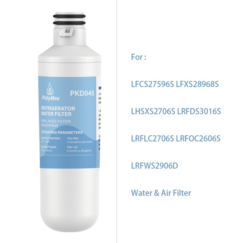 For L-G LFCS27596S LFXS28968S LHSXS2706S LRFDS3016S LRFLC2706S LRFOC2606S LRFWS2906D Water & Air Filter,3 Combo