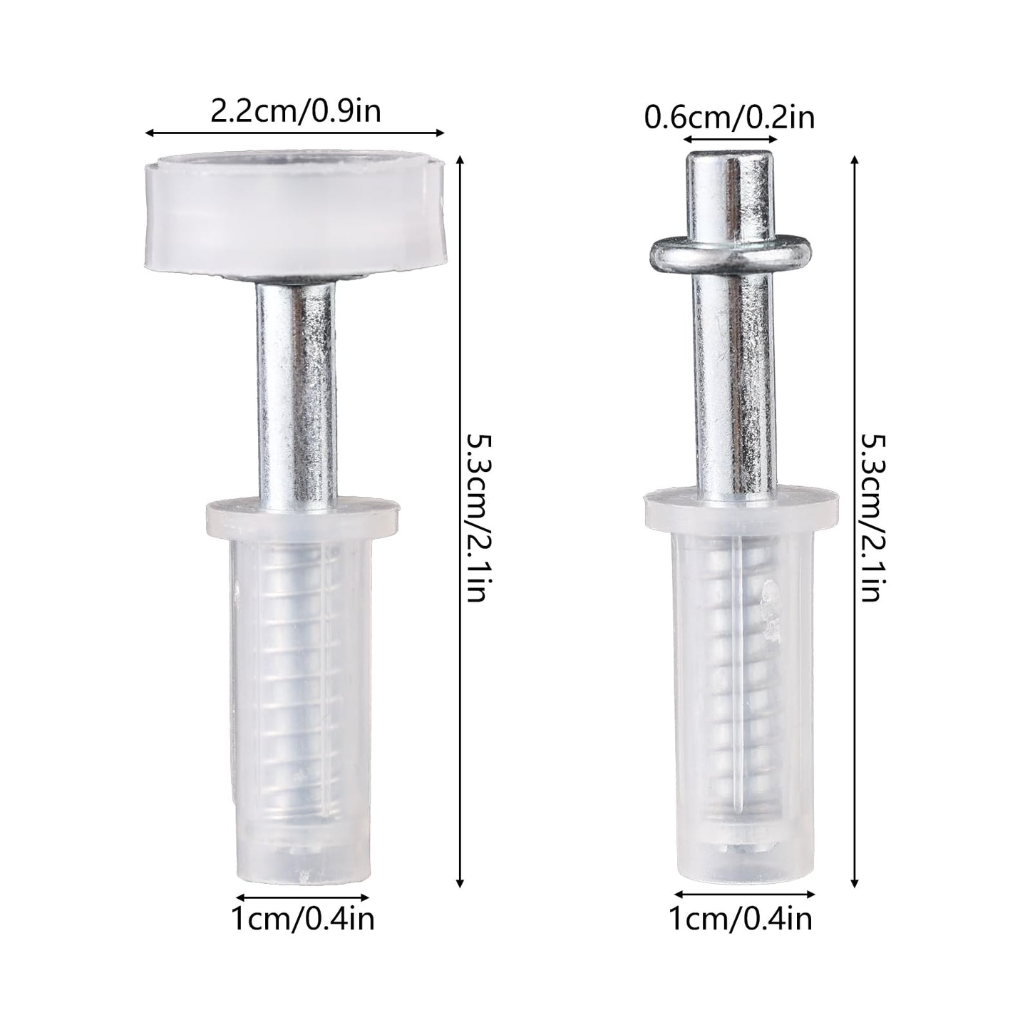 4 Pcs Bi-Fold Door Top Roller Guide Wheel and Top Pivot, Spring Loaded Bifold Closet Door Pivot Pin Folding Closet Repair Kit for Barn & Sliding & Cabinet Repair