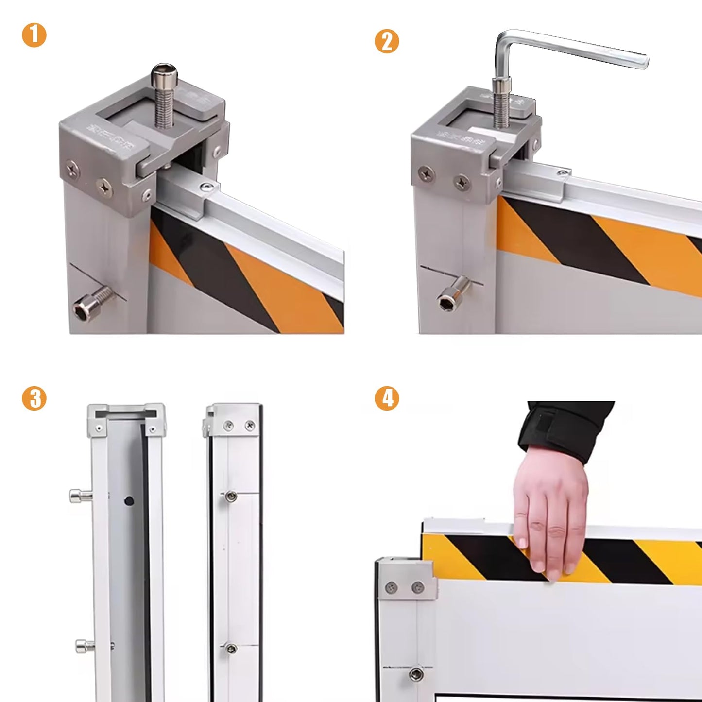 Water Barrier 10pcs Emergency Block Water Board Removable Emergency Flood Control Flood Barrier Boxwall Board