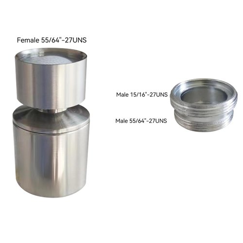 Brushed Nickel Rotate Sink Faucet Aerator.kitchen,bathroom faucet nozzle aerator,faucet extender, 360 degree swivel dual flow sprayer for sink tap head.