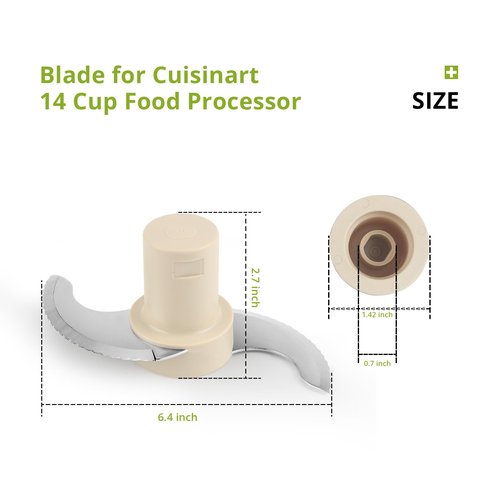 Blade for Cuisinart 14 Cup Food Processor Replacement for Model DLC-2014, DFP-14BCNY, DFP-14BCN, DFP-14BWN - ONLY for Cuisinart Blades 14 Cup - Part# DLC-001TXB-CSR