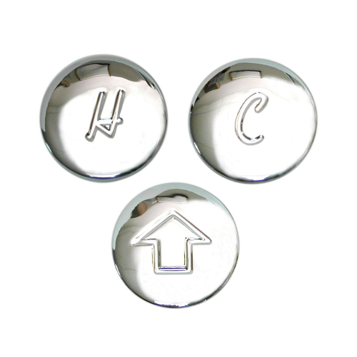 Danco 80682 Index Buttons for Price Pfister Faucets, Chrome