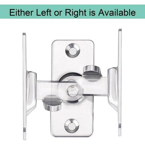 WANLIAN Mini Size 90 Degree Latch Pocket Door Latch Sliding Screen Door Lock