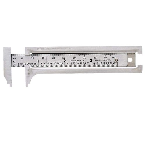 General 132ME Pocket Slide Caliper