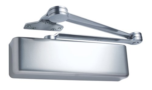 LCN 4040 Heavy Duty Door Closer, Aluminum Powder Coat Finished, Cast Iron, Non-Handed, Regular Arm with Parallel Arm Shoe