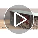 Akro-Mils TiltView 5-Drawer Plastic Cabinet with Tilt-Out Bins, Stone