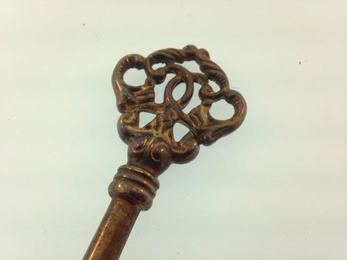 Antique Finish Front Door Key for The Howard Miller Grandfather Clocks