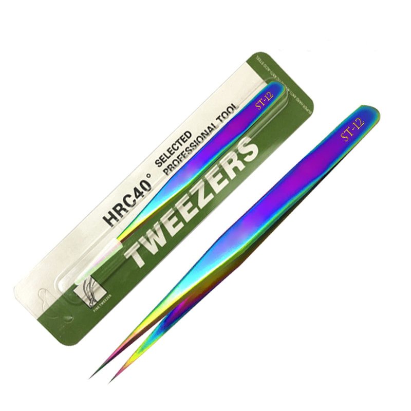 Tweezers Set, Diamond painting tools,Eyelash Extension Tweezer,Anti-Static Stainless Steel Curved of Tweezers for Diamond painting, Electronics, Laboratory Work, Jewelry-Making, Craft, Soldering