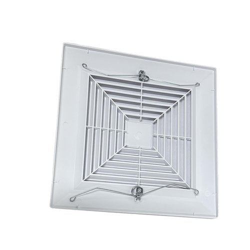 Ceiling Vent Cover for Bathroom Exhaust Fan – 9"x9" Square Grille with Spring Mounting Clips