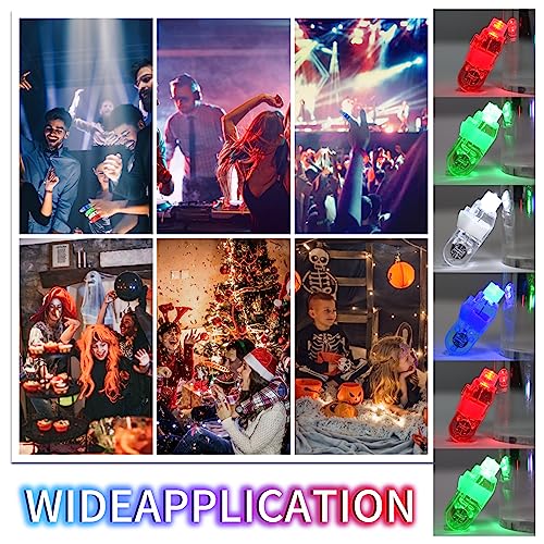 60 Pcs LED Finger Lights for Kids Glow Party Favors & Night Events