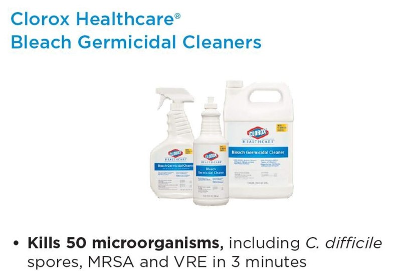 Clorox Healthcare Bleach Germicidal Cleaner Spray, 32 Fluid Ounces (Package May Vary)