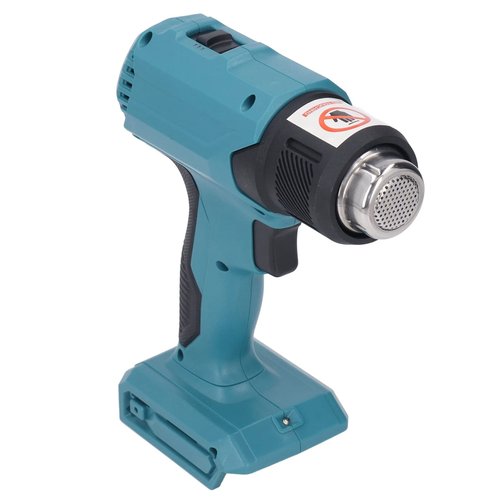 Cordless Adjustable Temperature Portable Heat with 4PCS Nozzle for Automotive Film Softening Wires (Blue)