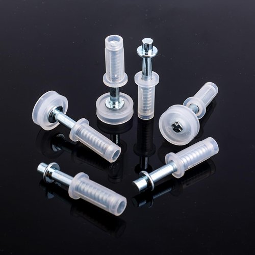 BOXOB 6 Pcs Bi-Fold Door Top Roller Guide Wheel and Top Pivot, Spring Loaded Bifold Closet Door Hardware Kit for Folding Pocket Doors Barn Doors & Sliding Cabinet Repair Replacement