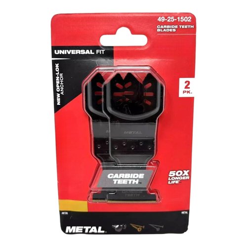 Fits for Milwaukee 49-25-1502 Open-LOK 1-3/8 in. Carbide Teeth Metal Blade 2 PK