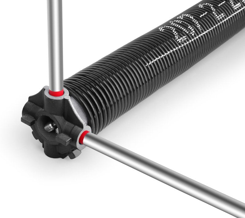 GarageSpringF2C Garage Door Winding Bars, 2-Pack 17.3-Inch Torsion Spring Tool with Non-Slip Handles, Solid Steel Winding Rods for Adjustment and Replacement