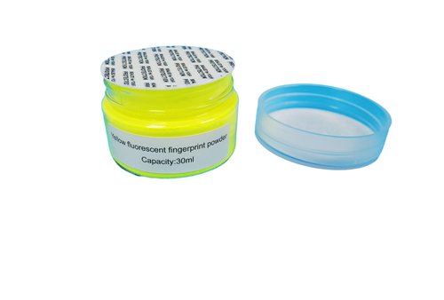 Red Fluorescent Fingerprint Powder, 30ml Capacity, Forensic Detection Kit (Yellow Fluorescent Fingerprint Powder)