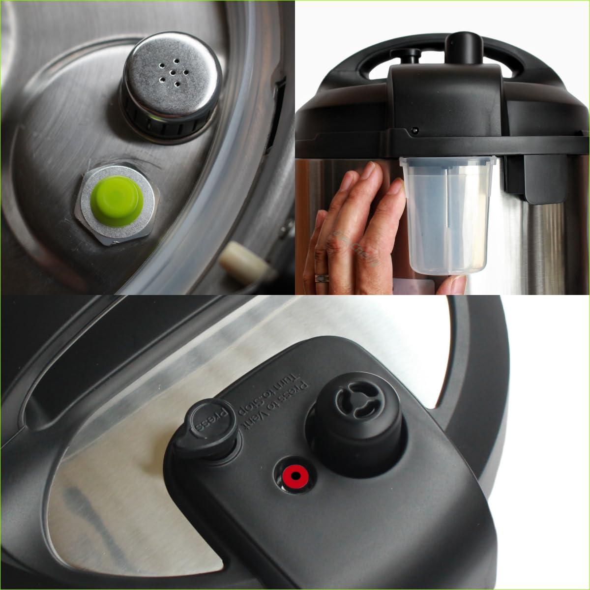 11PCS Replacement Parts for Instant Pot RIO 6 Qt Include Inner Pot Seal Ring, Steam Release Valve, Condensation Collector Cup, Float Valve W/Cap and Anti-Block Shield By Pnltae