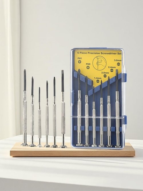 Precision Screwdriver Kit 6-Piece - Mini Drivers for Small Electronics Repair