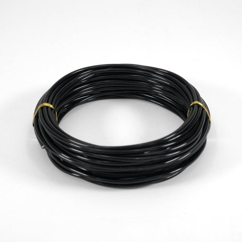 Bonsai Wire, 1 Roll of 3.0mm Anodized Aluminum Wire, 10m/32ft Total, for Bonsai Tree/Plant Training, Sculpting, Crafting (3.0mm, Black)