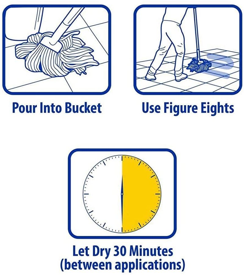 Zep High Traffic Floor Polish - 5 Gal (1 Pail) ZUHTFF5G - Scuff and Slip Resistant Durable Floor Finishing Polish for Vinyl (VCT), Sealed Concrete, Rubber, Tile, and Terrazzo Floors