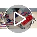 WORKPRO 2-Pack Plier Organizer Rack Blue & Red - 20 Slot Tool Storage
